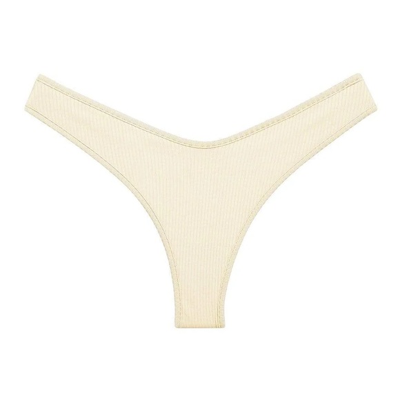 Montce White Ribbed Bikini - Picture 9 of 14